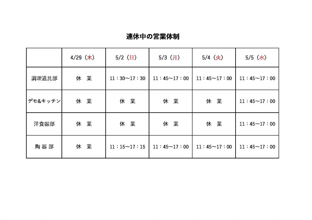 連休中の勤務体制bのサムネイル